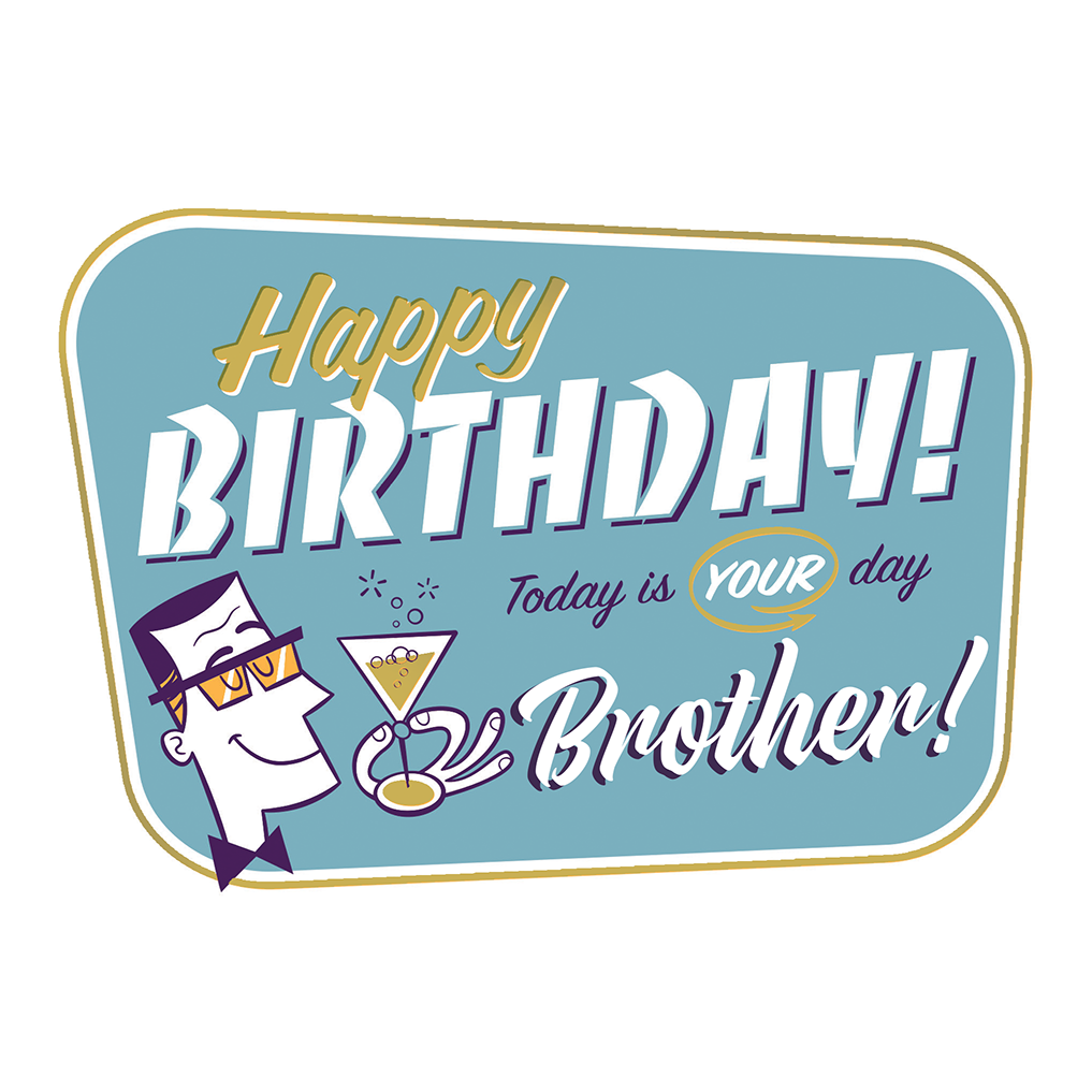 Birthday Cheers Birthday Card Brother